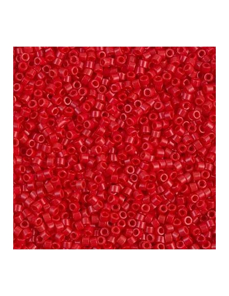 Delica Miyuki 10/0 opac red  Delica Miyuki 10/0- 1