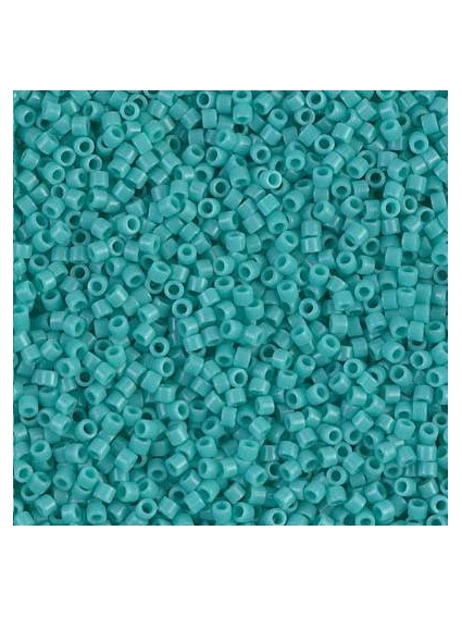 Delica Miyuki 10/0 opac turquoise green  Delica Miyuki 10/0- 1