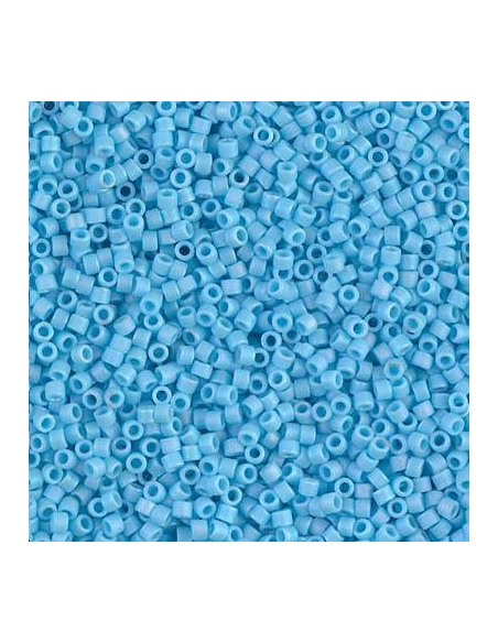 Delica Miyuki 10/0 matte opac turquoise blue AB  Delica Miyuki 10/0- 1