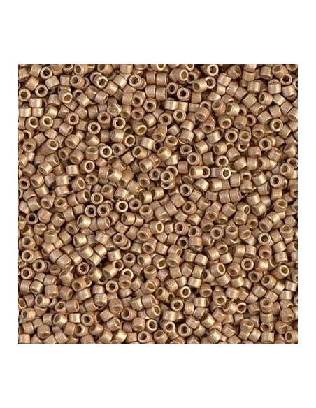 Delica Miyuki 10/0 duracoat galvanized matte champagne  Delica Miyuki 10/0- 1