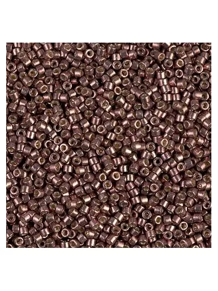 Delica Miyuki 10/0 duracoat glavanized dark mauve  Delica Miyuki 10/0- 1