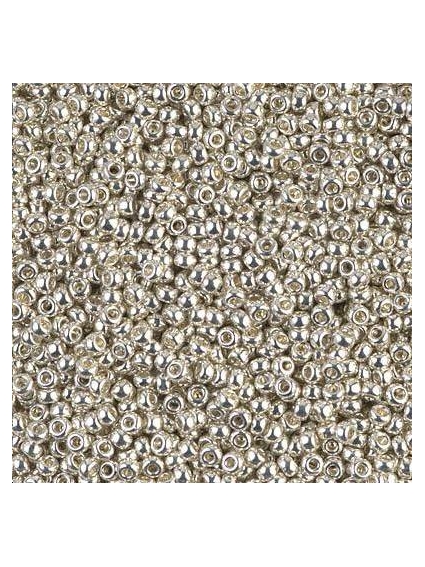 Rocaille miyuki 11/0 galvanized silver  Rocaille Miyuki 11/0- 1