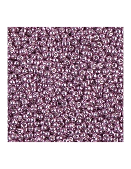 Rocaille miyuki 11/0 galvanized light raspberry  Rocaille Miyuki 11/0- 1