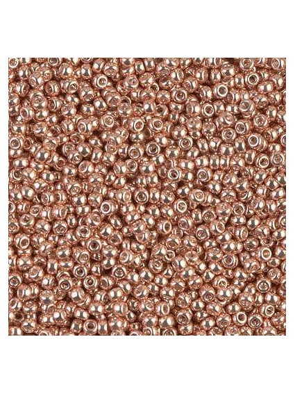 Rocaille miyuki 11/0 galvanized apricot gold  Rocaille Miyuki 11/0- 1