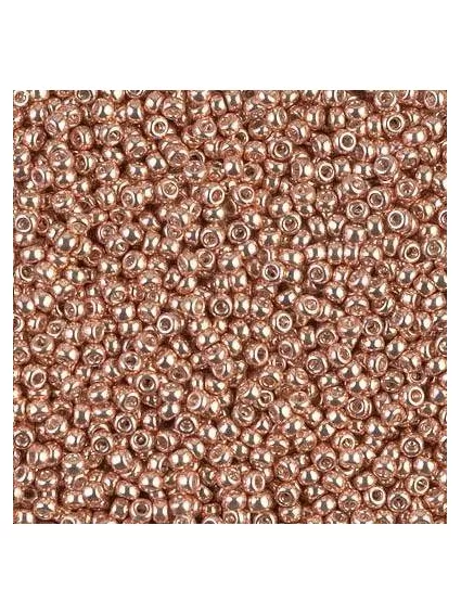 Rocaille miyuki 11/0 galvanized apricot gold  Rocaille Miyuki 11/0- 1