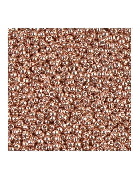 Rocaille miyuki 11/0 galvanized apricot gold  Rocaille Miyuki 11/0- 1