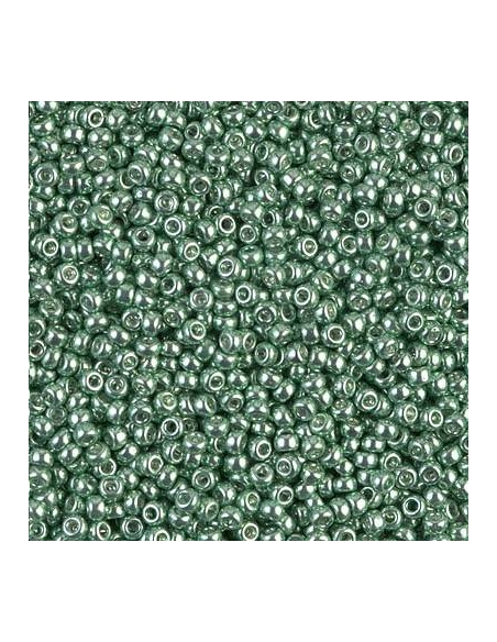 Rocaille miyuki 11/0 galvanized sea green  Rocaille Miyuki 11/0- 1 Rocaille miyuki 11/0 galvanized sea green  Rocaille Miyuki 11/0- 1