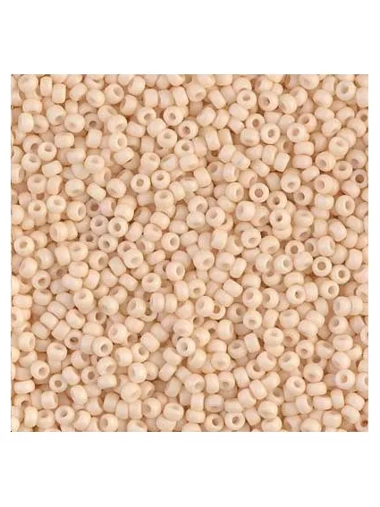 Rocaille miyuki 11/0 matte opac antique beige  Rocaille Miyuki 11/0- 1