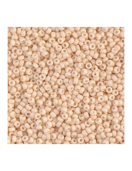 Rocaille miyuki 11/0 matte opac antique beige  Rocaille Miyuki 11/0- 1