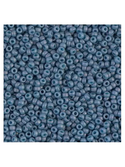 Rocaille miyuki 11/0 matte opac light denim luster  Rocaille Miyuki 11/0- 1