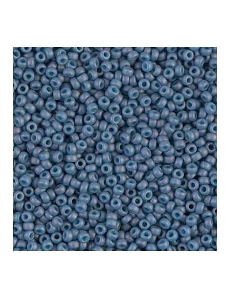 Rocaille miyuki 11/0 matte opac light denim luster  Rocaille Miyuki 11/0- 1