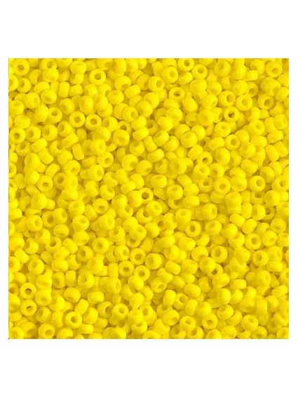 Rocaille miyuki 11/0 opac yellow  Rocaille Miyuki 11/0- 1