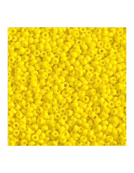 Rocaille miyuki 11/0 opac yellow  Rocaille Miyuki 11/0- 1