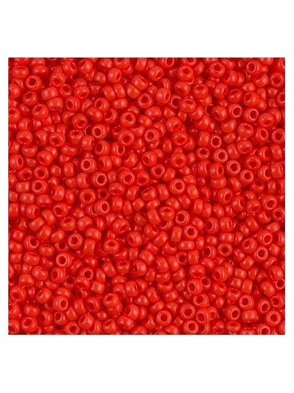 Rocaille miyuki 11/0 opac vermillion red  Rocaille Miyuki 11/0- 1
