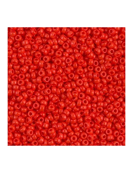 Rocaille miyuki 11/0 opac vermillion red  Rocaille Miyuki 11/0- 1