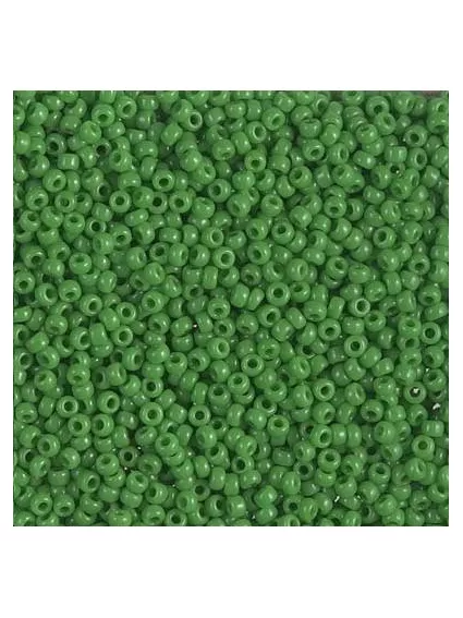Rocaille miyuki 11/0 opac green  Rocaille Miyuki 11/0- 1