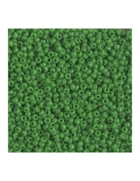 Rocaille miyuki 11/0 opac green  Rocaille Miyuki 11/0- 1