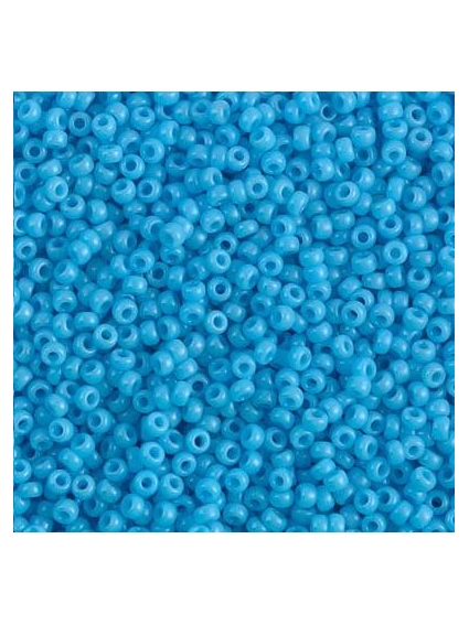 Rocaille miyuki 11/0 opac turquoise blue  Rocaille Miyuki 11/0- 1