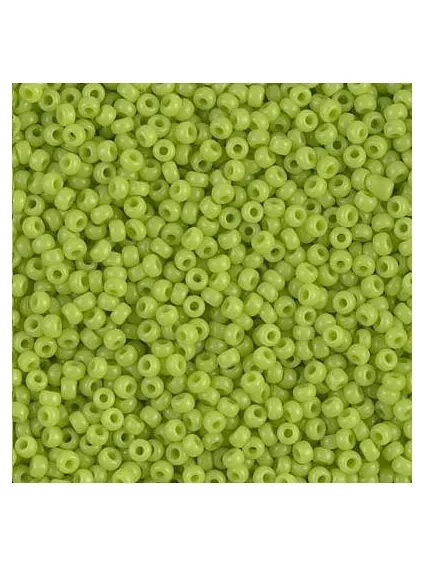 Rocaille miyuki 11/0 opac chartreuse  Rocaille Miyuki 11/0- 1