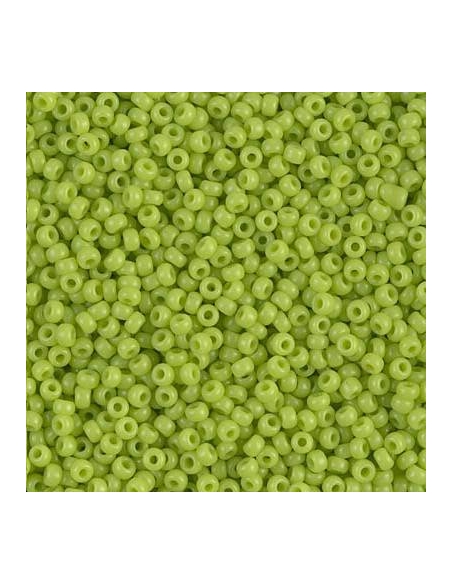 Rocaille miyuki 11/0 opac chartreuse  Rocaille Miyuki 11/0- 1 Rocaille miyuki 11/0 opac chartreuse  Rocaille Miyuki 11/0- 1
