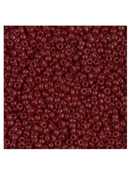 Rocaille miyuki 11/0 opac red brown  Rocaille Miyuki 11/0- 1