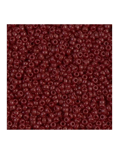 Rocaille miyuki 11/0 opac red brown  Rocaille Miyuki 11/0- 1