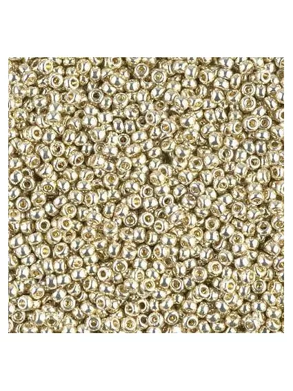 Rocaille miyuki 11/0 galvanized silver  Rocaille Miyuki 11/0- 1