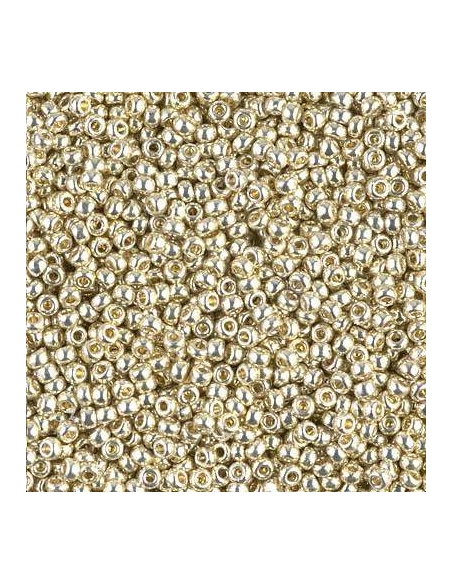 Rocaille miyuki 11/0 galvanized silver  Rocaille Miyuki 11/0- 1
