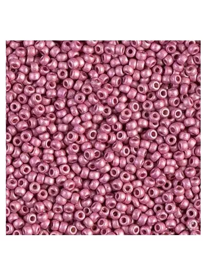 Rocaille miyuki 11/0 duracoat galvanized matte hot pink dose  Rocaille Miyuki 11/0- 1