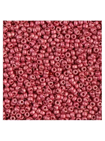Rocaille miyuki 11/0 duracoat galvanized matte light cranberry  Rocaille Miyuki 11/0- 1