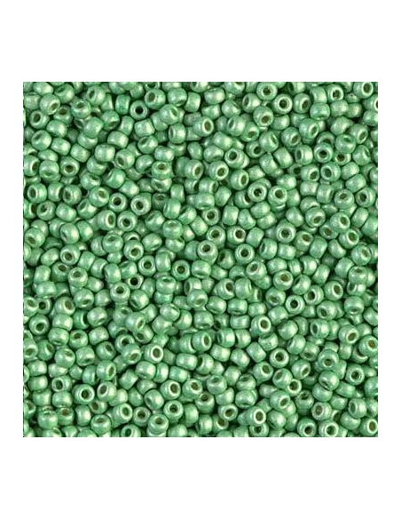 Rocaille miyuki 11/0 duracoat galvanized matte dark mint green  Rocaille Miyuki 11/0- 1