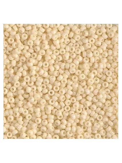 Rocaille miyuki 11/0 opac dark cream  Rocaille Miyuki 11/0- 1