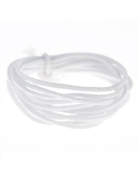 Fashion cord  0,8mm blanc  Fashion cord 0,8mm- 1