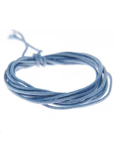 Fashion cord  0,8mm bleu denim  Fashion cord 0,8mm- 1
