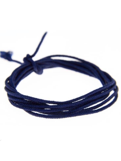 Fashion cord  0,8mm bleu encre  Fashion cord 0,8mm- 1