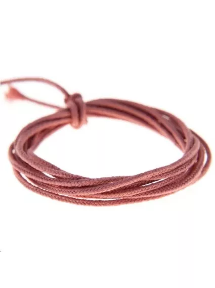 Fashion cord  0,8mm saumon  Fashion cord 0,8mm- 1