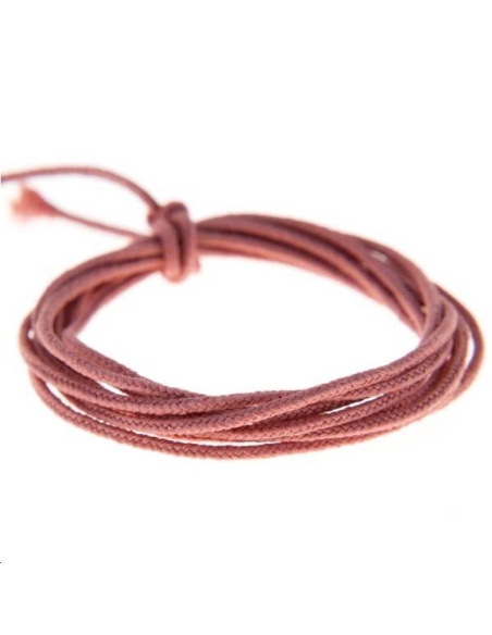 Fashion cord  0,8mm saumon  Fashion cord 0,8mm- 1