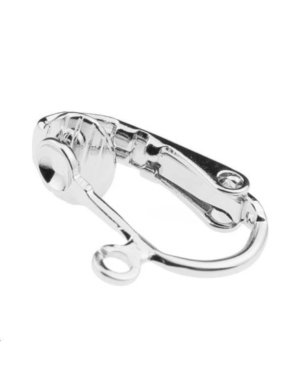 Clips d'oreilles avec anneau  Boucles d'oreilles- 1