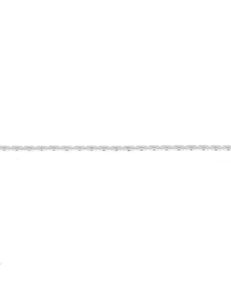 Chaîne maille plate serpentine 0,8mm  Chaines- 1