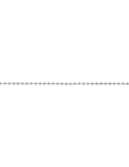 Chaîne boule diamantée 1mm  Chaines- 1 Chaîne boule diamantée 1mm  Chaines- 1