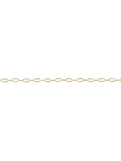 Chaîne maille forçat rectangle 2,5x1,5mm  Chaines- 1