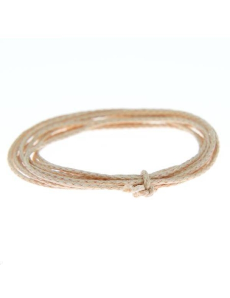 Coton ciré 0,7mm beige  Coton ciré 0,7mm- 1