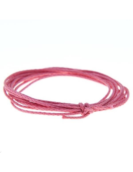 Coton ciré 0,7mm fushia  Coton ciré 0,7mm- 1