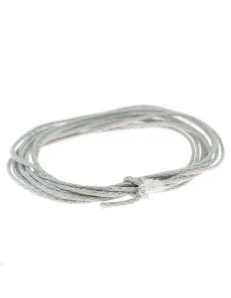 Coton ciré 0,7mm gris  Coton ciré 0,7mm- 1 Coton ciré 0,7mm gris  Coton ciré 0,7mm- 1