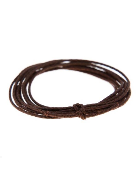 Coton ciré 0,7mm marron  Coton ciré 0,7mm- 1 Coton ciré 0,7mm marron  Coton ciré 0,7mm- 1