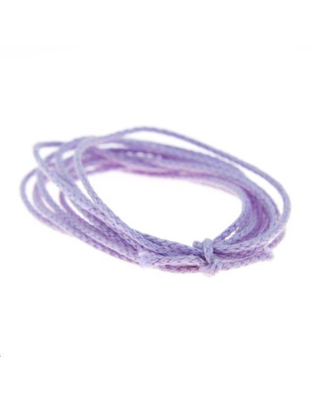 Coton ciré 0,7mm violet  Coton ciré 0,7mm- 1 Coton ciré 0,7mm violet  Coton ciré 0,7mm- 1