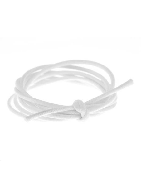 Coton ciré 1,8mm blanc  Coton ciré 1,8mm- 1