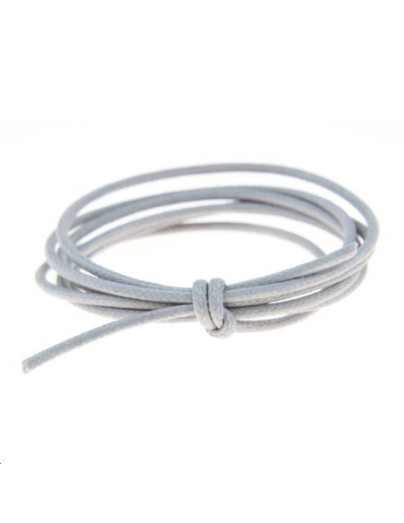 Coton ciré 1,8mm gris clair  Coton ciré 1,8mm- 1