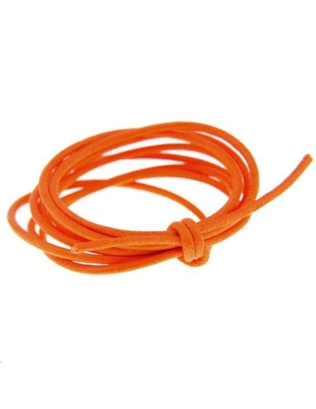 Coton ciré 1,8mm orange foncé  Coton ciré 1,8mm- 1