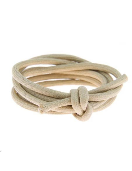 Coton ciré rond 3mm  Coton ciré 3mm- 1